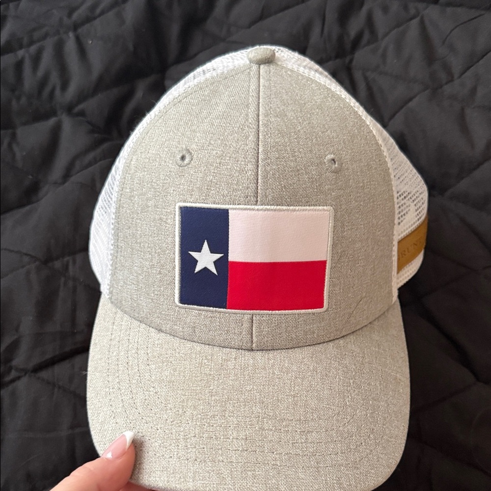 Grunt Style Gray and White Texas Trucker hat